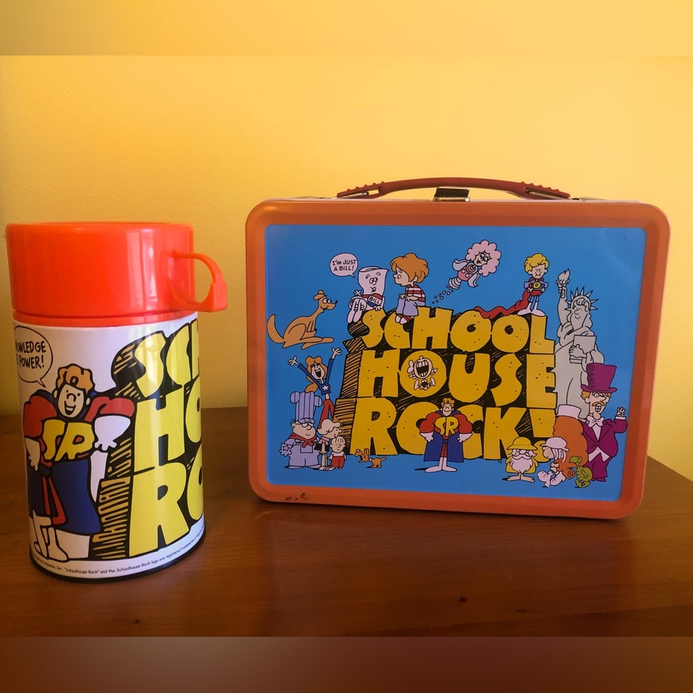 School House Rock Lunch Box and Thermos